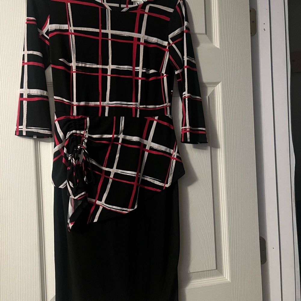 Black Knee-Length Dress for Work